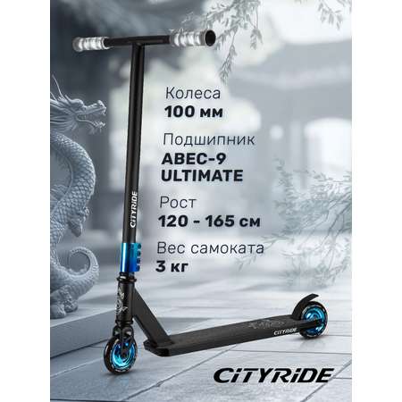 Самокат двухколесный трюковой CITYRIDE 100/100