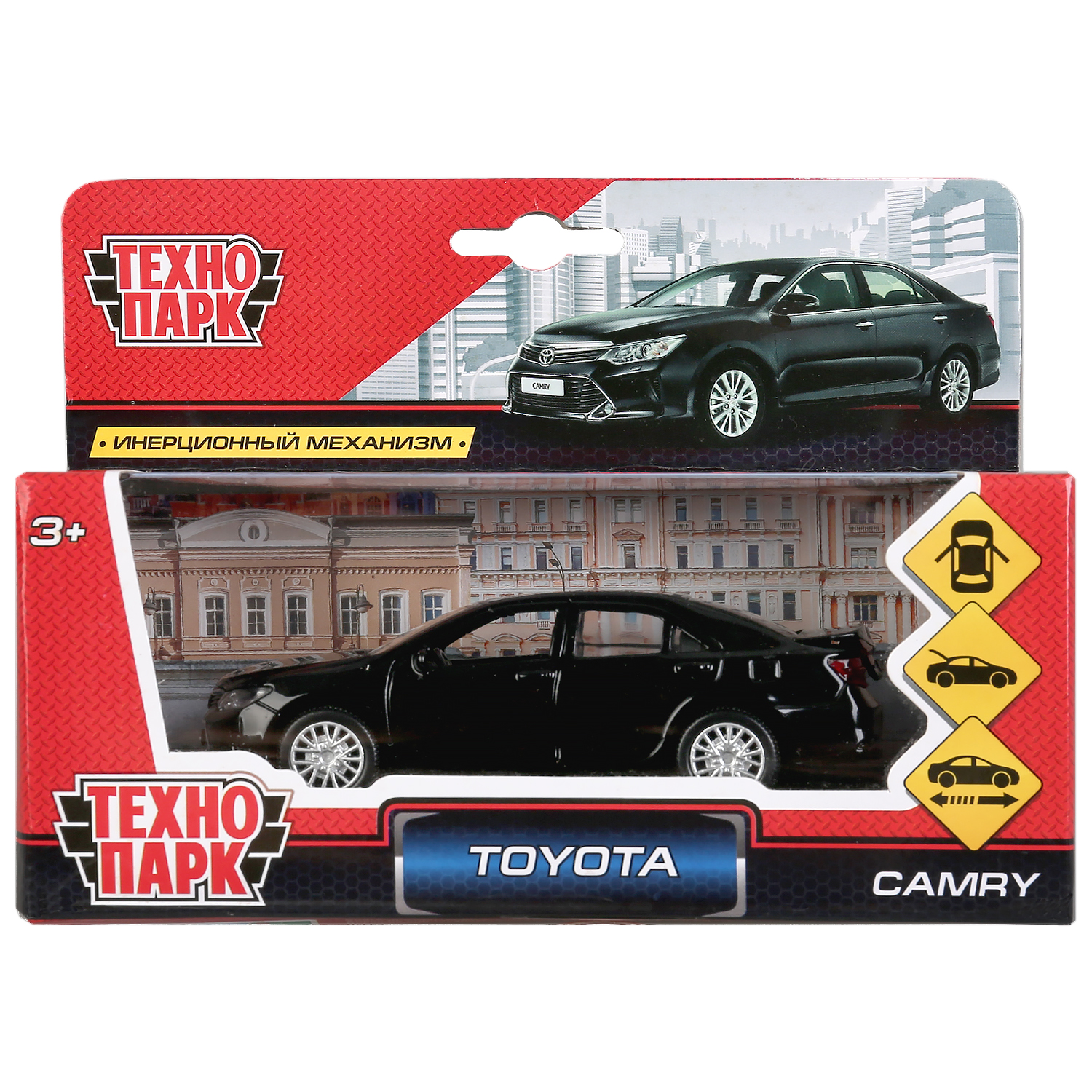 Автомобиль Технопарк Toyota черный 278681 - фото 2
