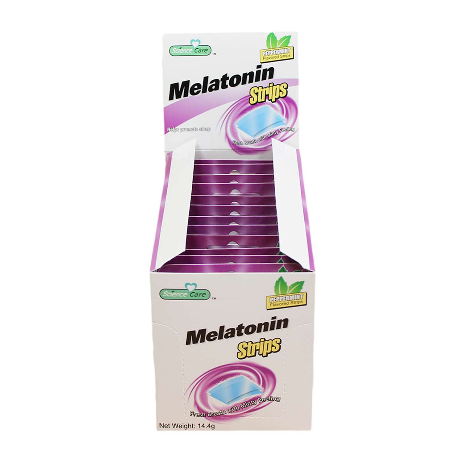 Полоски для свежего дыхания Science Care Мята Мелатонин 12шт в упаковке - фото 2
