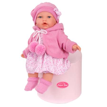 Кукла озвученная Antonio Juan Реборн Азалия в ярко-розовом 27 см