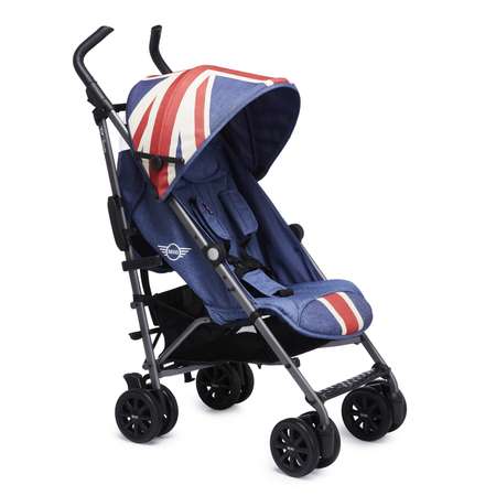 Коляска Easywalker Mini Buggy+ Union Jack Vintage с бампером