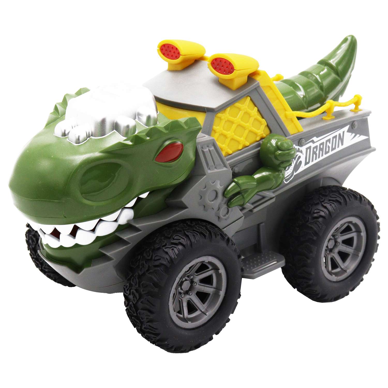 Машинка Funky Toys Тираннозавр Зеленый FT0735697 FT0735697 - фото 1