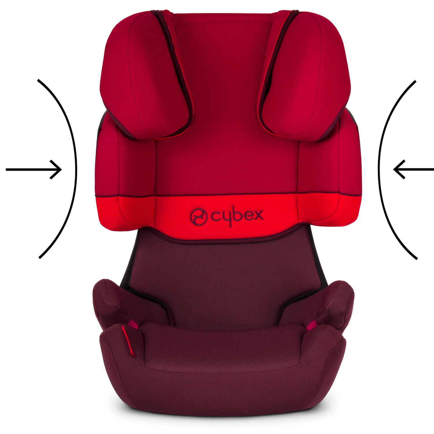 Автокресло Cybex Solution X-Fix Rumba Red - фото 5