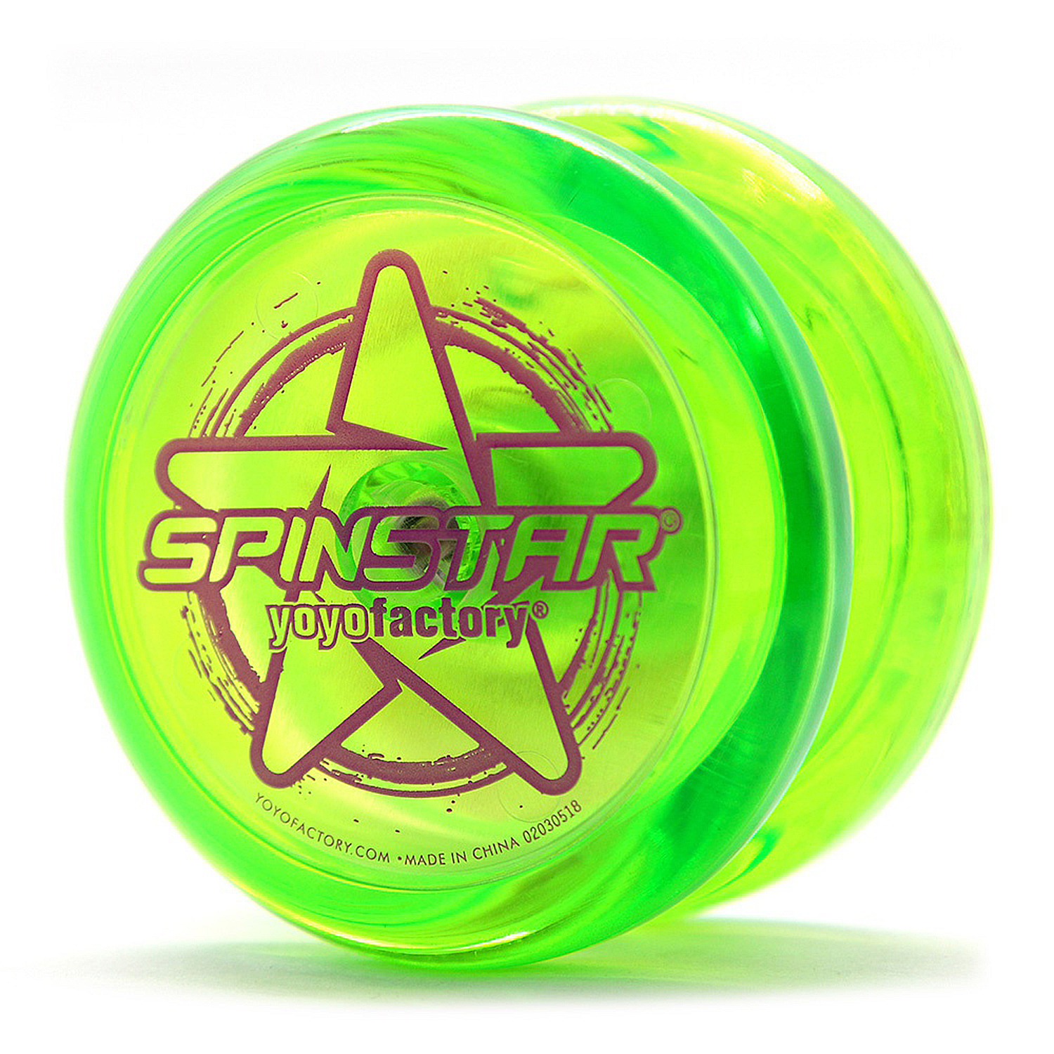 Игра YoYoFactory Йо-Йо SpinStar Зеленый YYF0002/green - фото 1