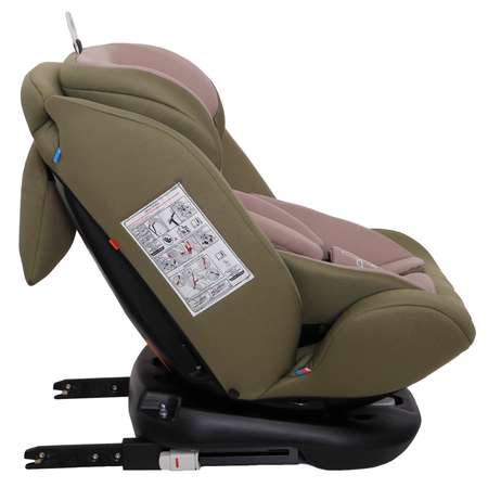 Детское автокресло Еду-Еду KS 360 ISOFIX гр.0+/I/II/III серия Level One dark green