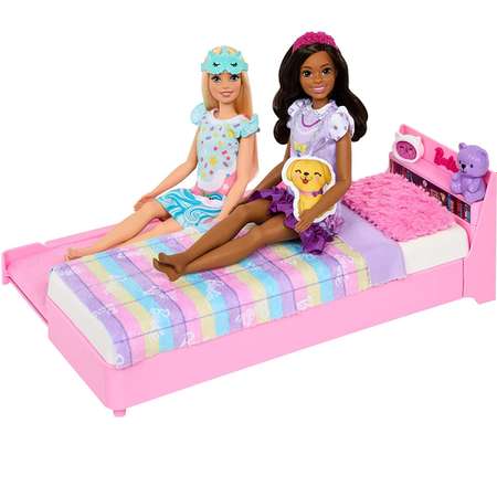 Набор игровой Barbie Кровать с аксессуарами HMM64