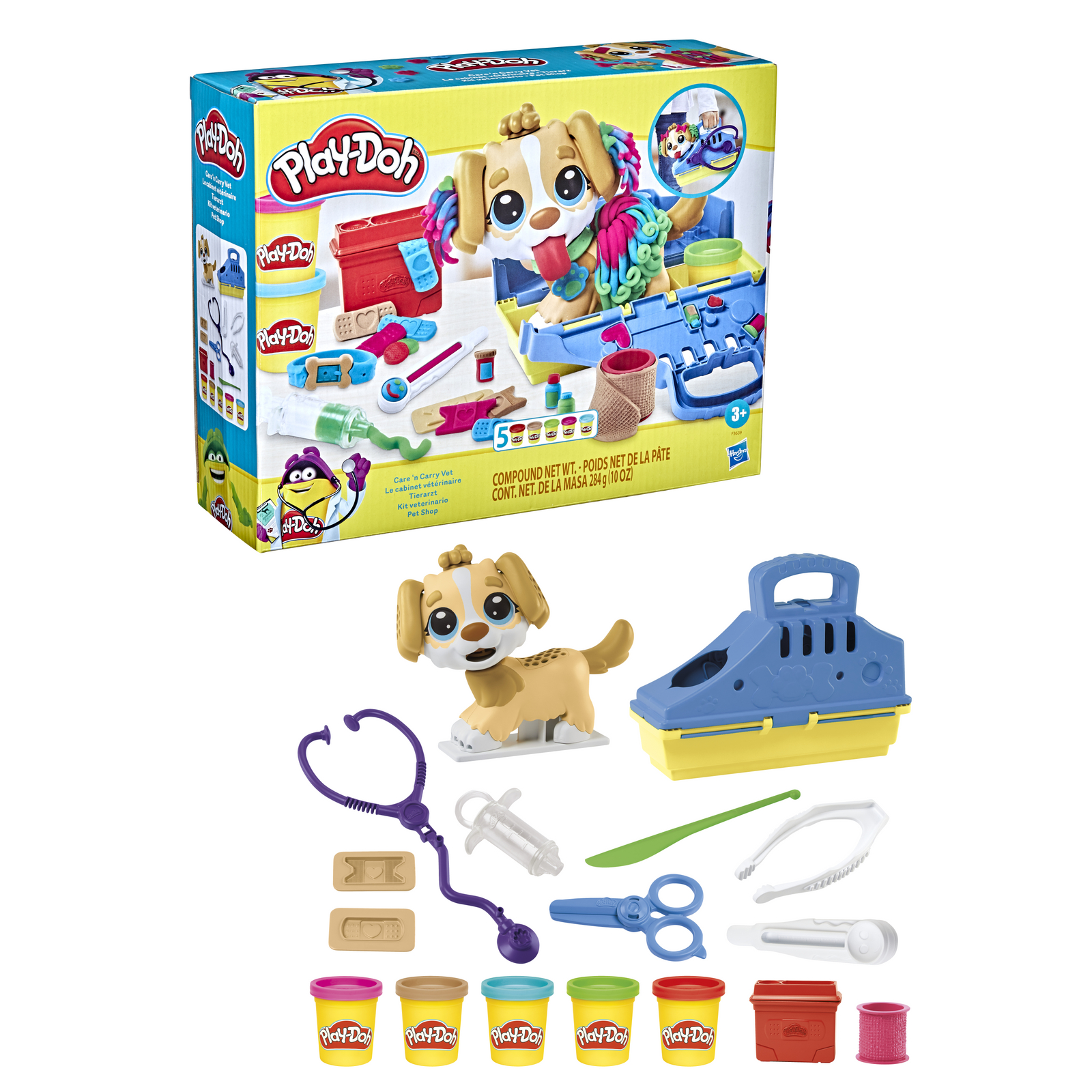 Набор игровой Play-Doh Ветеринар F36395L0 - фото 8