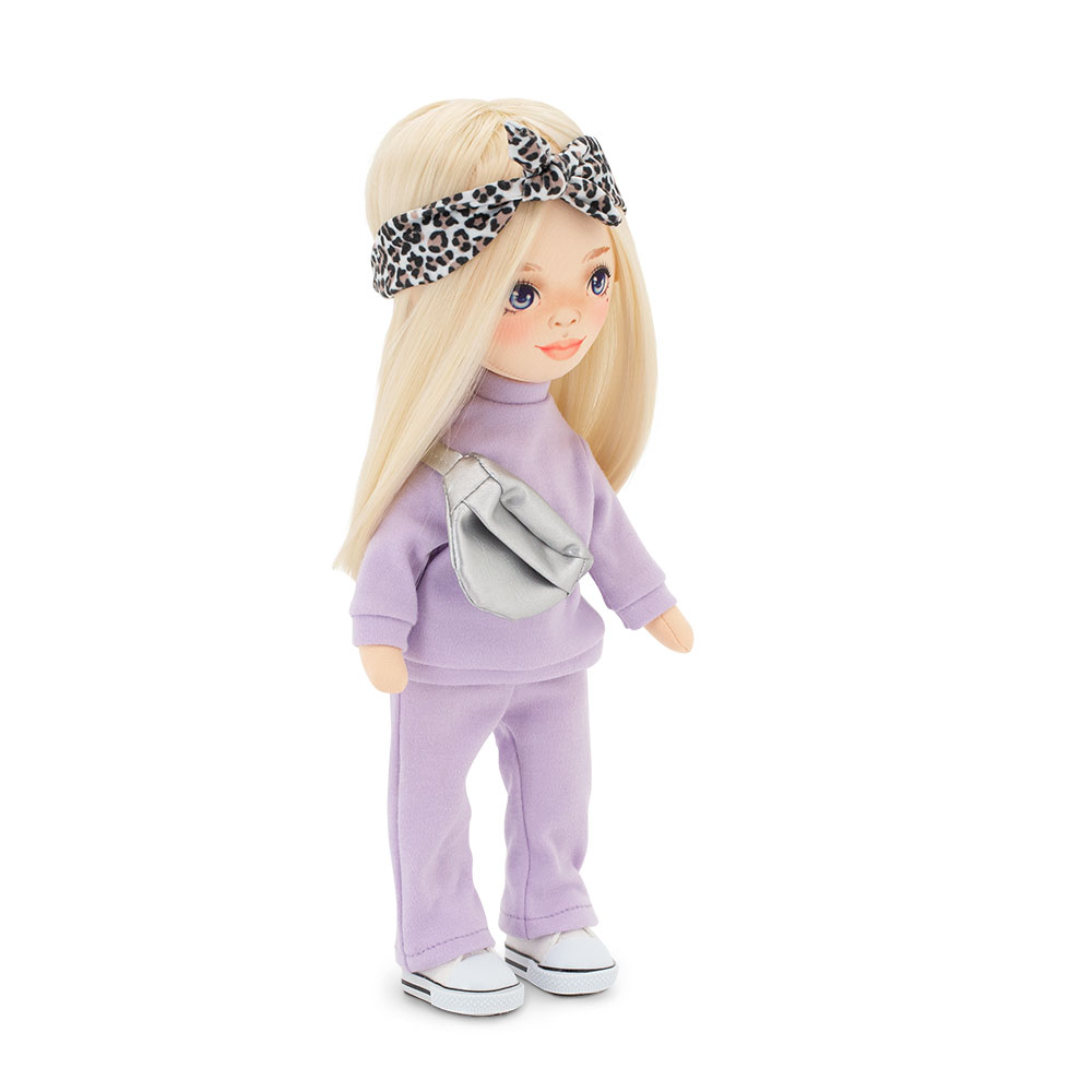 Кукла Orange Toys Sweet Sisters Mia в фиолетовом спортивном костюме 32 см Серия Спортивный стиль SS01-25 - фото 4