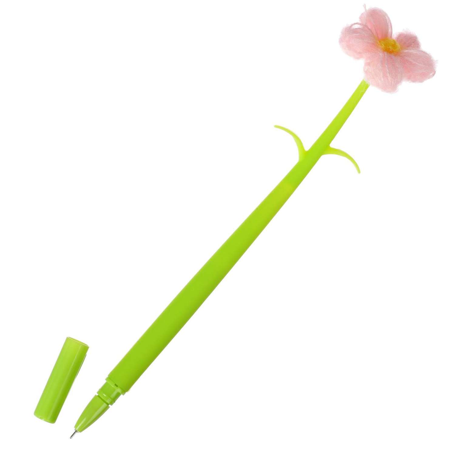 Ручка Calligrata гелевая «Цветок розовый» - фото 1