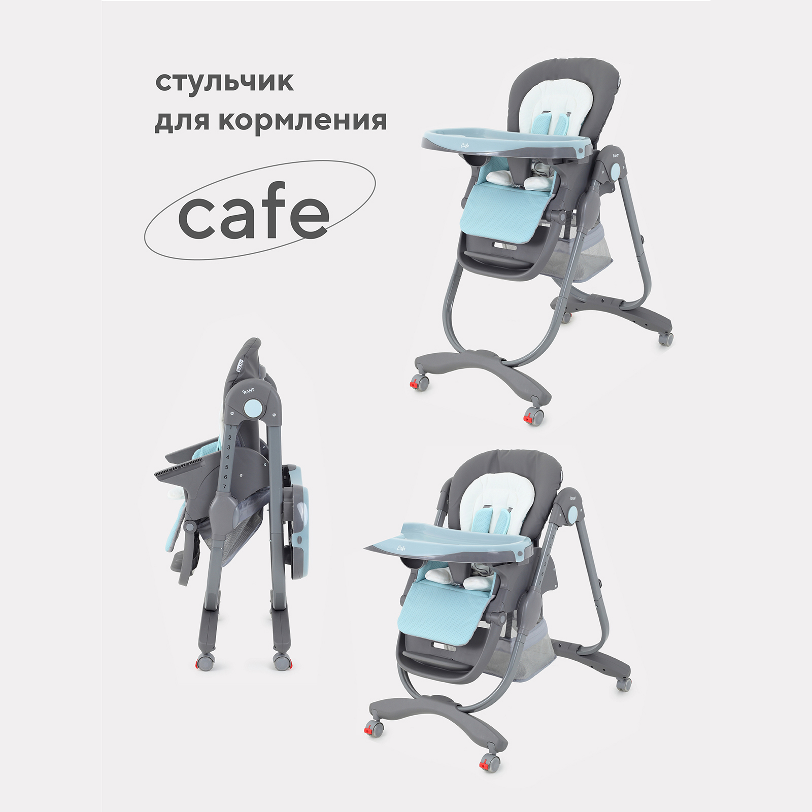 Стол-стул Rant Cafe RH300 grey+blue купить по цене 9989 ₽ в  интернет-магазине Детский мир