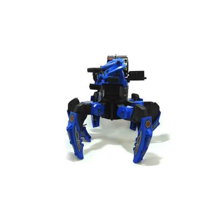 Робот паук WOW STUFF На пульте управления стреляет дисками и пулями Blue