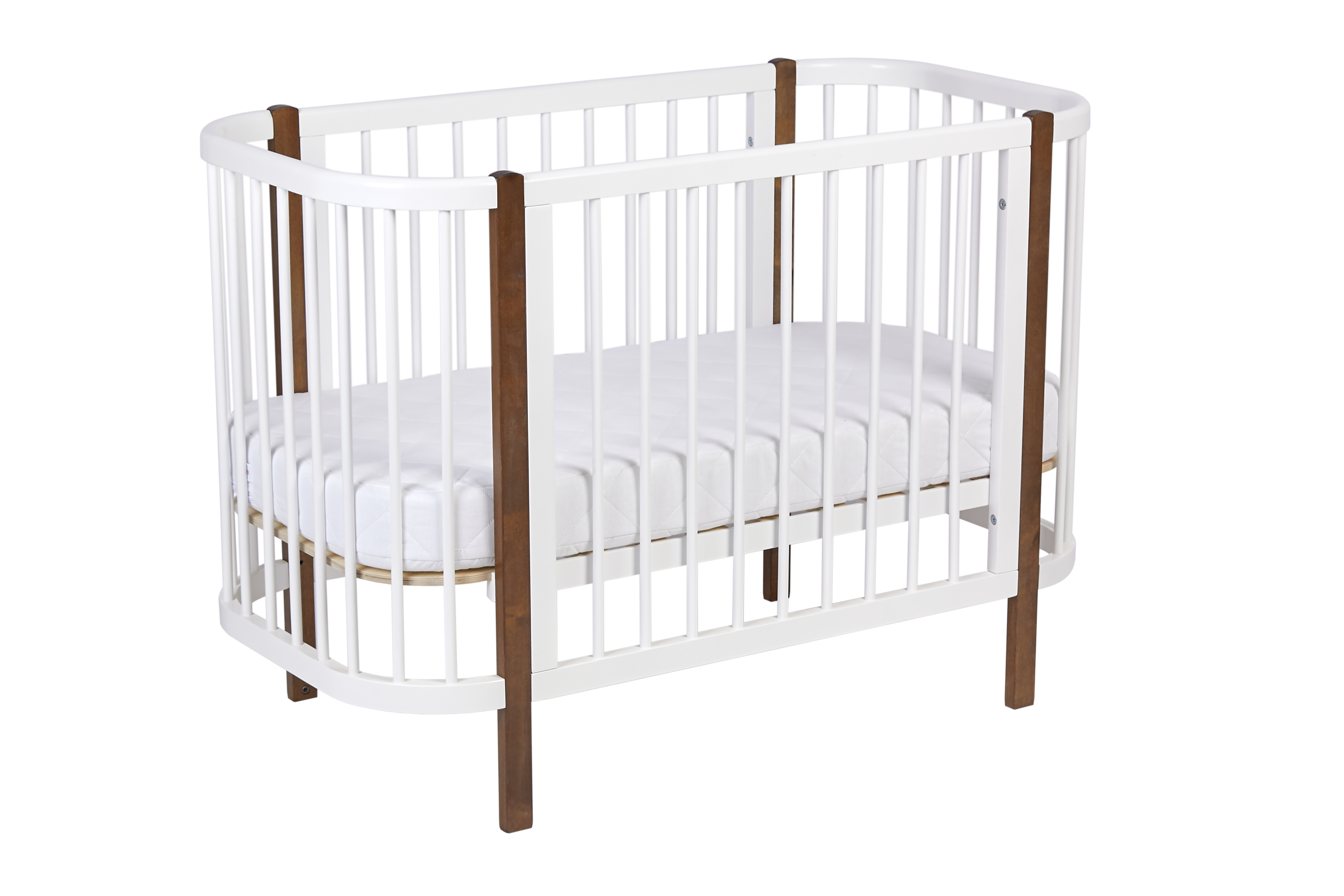 Детская кроватка Polini kids Simple 350 с маятником прямоугольная, продольный маятник - фото 14