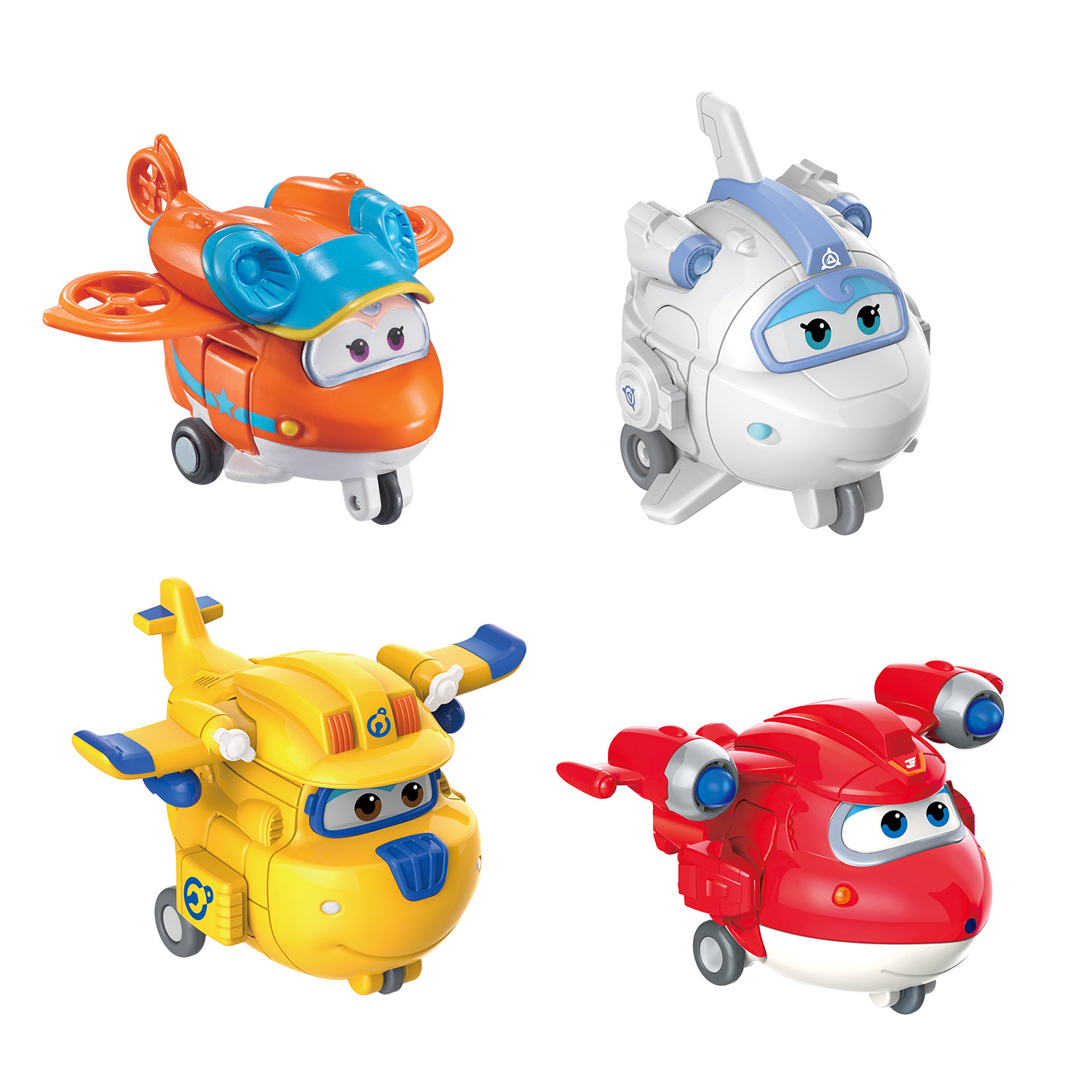 Набор игровой Super Wings мини-трансформер Джетт/Донни/Астра и Санни EU750040A EU750040A - фото 1