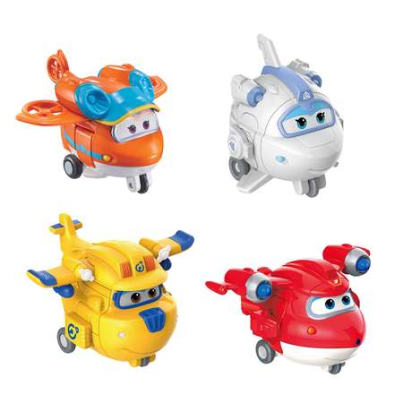 Набор игровой Super Wings мини-трансформер Джетт/Донни/Астра и Санни EU750040A