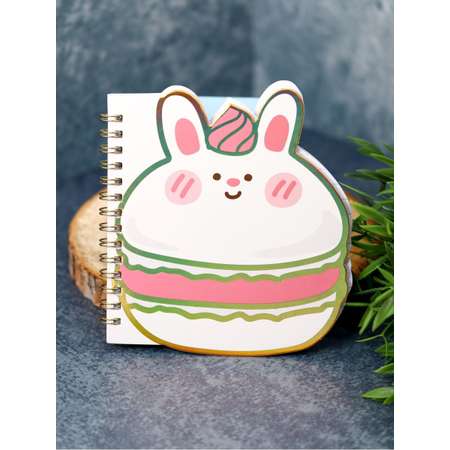 Блокнот на спирали iLikeGift Sandwich bunny 60 листов