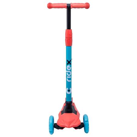 Самокат RIDEX трехколесный 3 wheels scooter Chip 120/80 light blue/coral