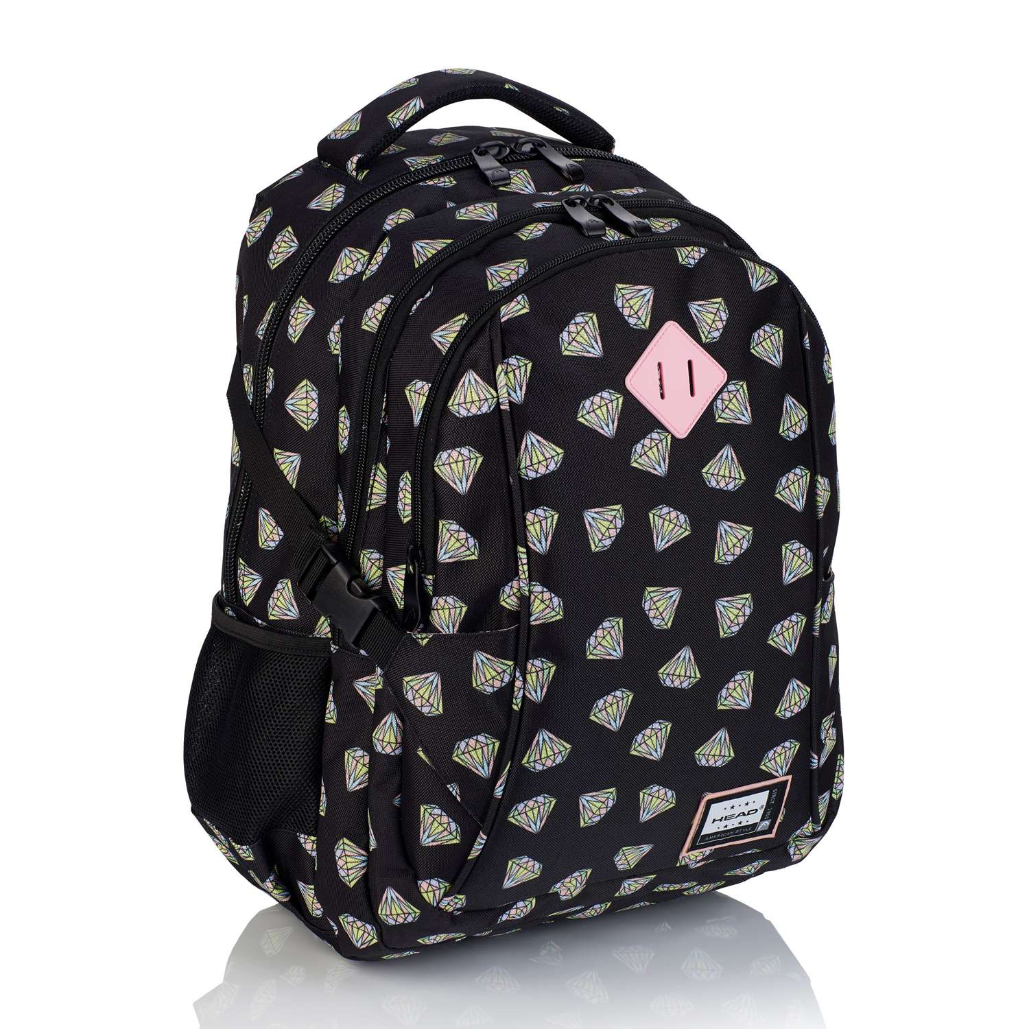 Рюкзак HEAD HD-340 цвет черный/розовый - фото 1