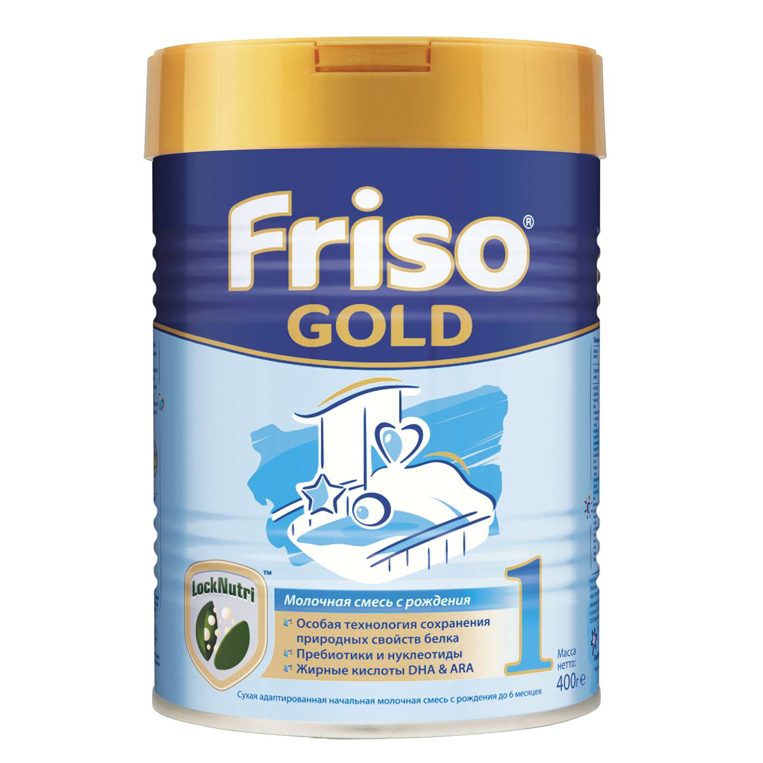Смесь молочная Friso Gold 1сухая 400г с 0месяцев - фото 1