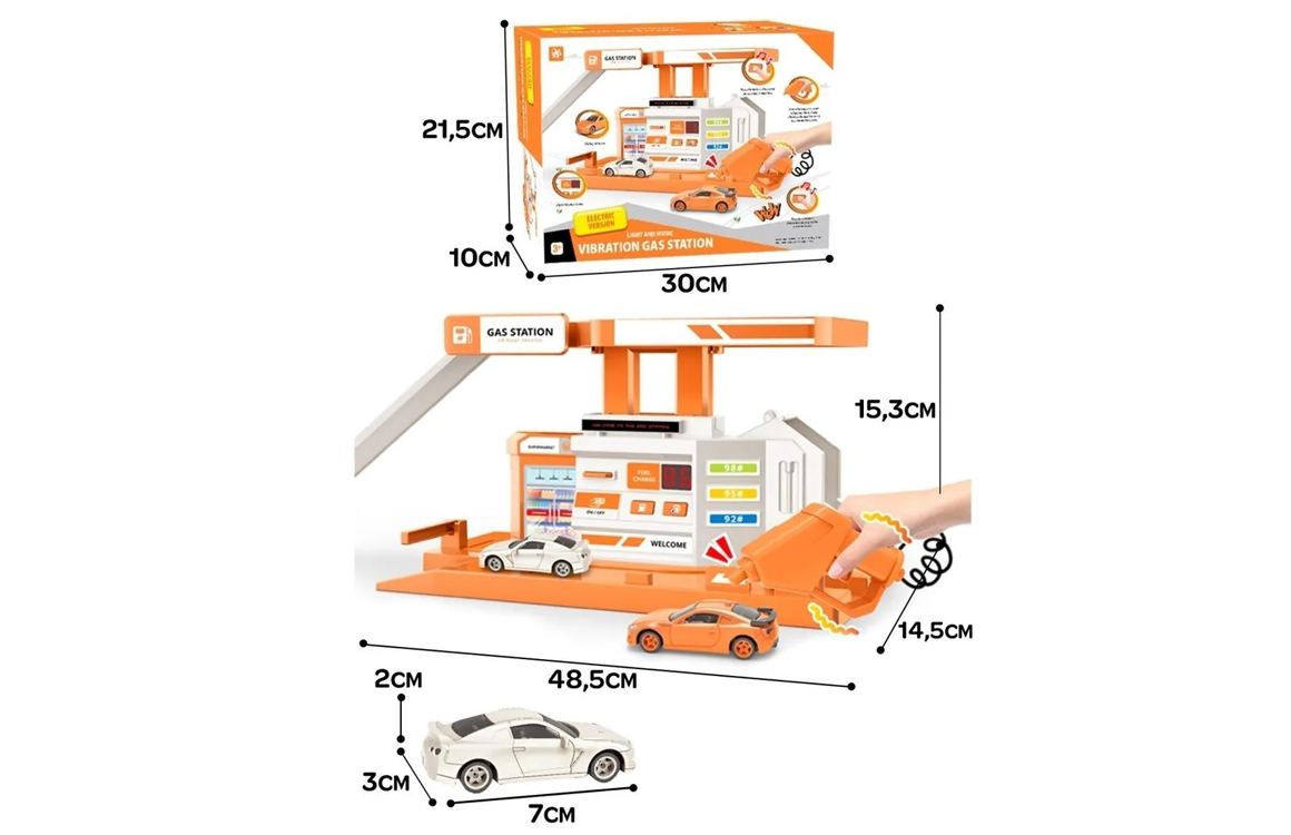 Трек Story Game Gas station CM559-12L - фото 5