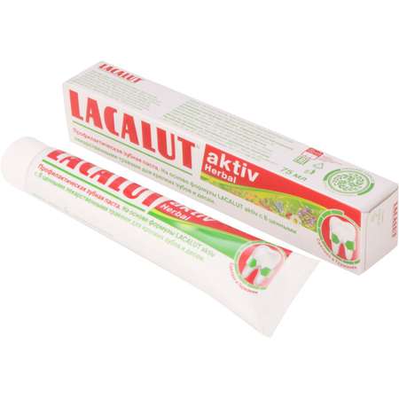 Зубная паста Lacalut Актив herbal 75 мл