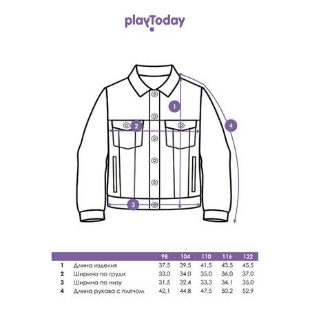 Куртка джинсовая PlayToday