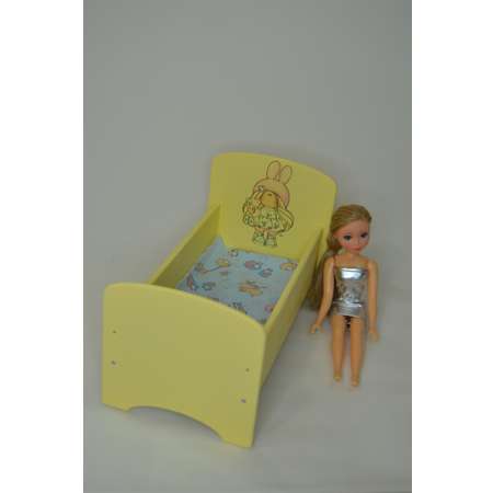 Кроватка для кукол деревянная Alubalu Вишенка