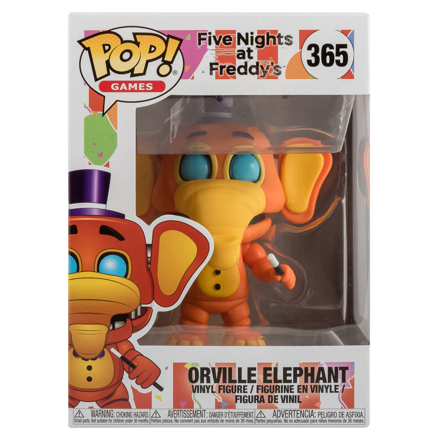 Фигурка Funko Pop vinyl Fnaf pizza Orville elephant купить по цене 299 ₽ в  интернет-магазине Детский мир