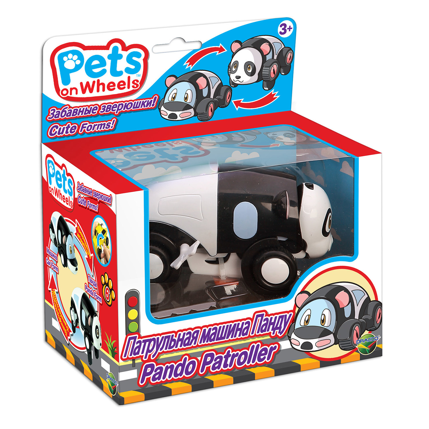 Игрушка Pets on wheels Машина Панда - фото 1