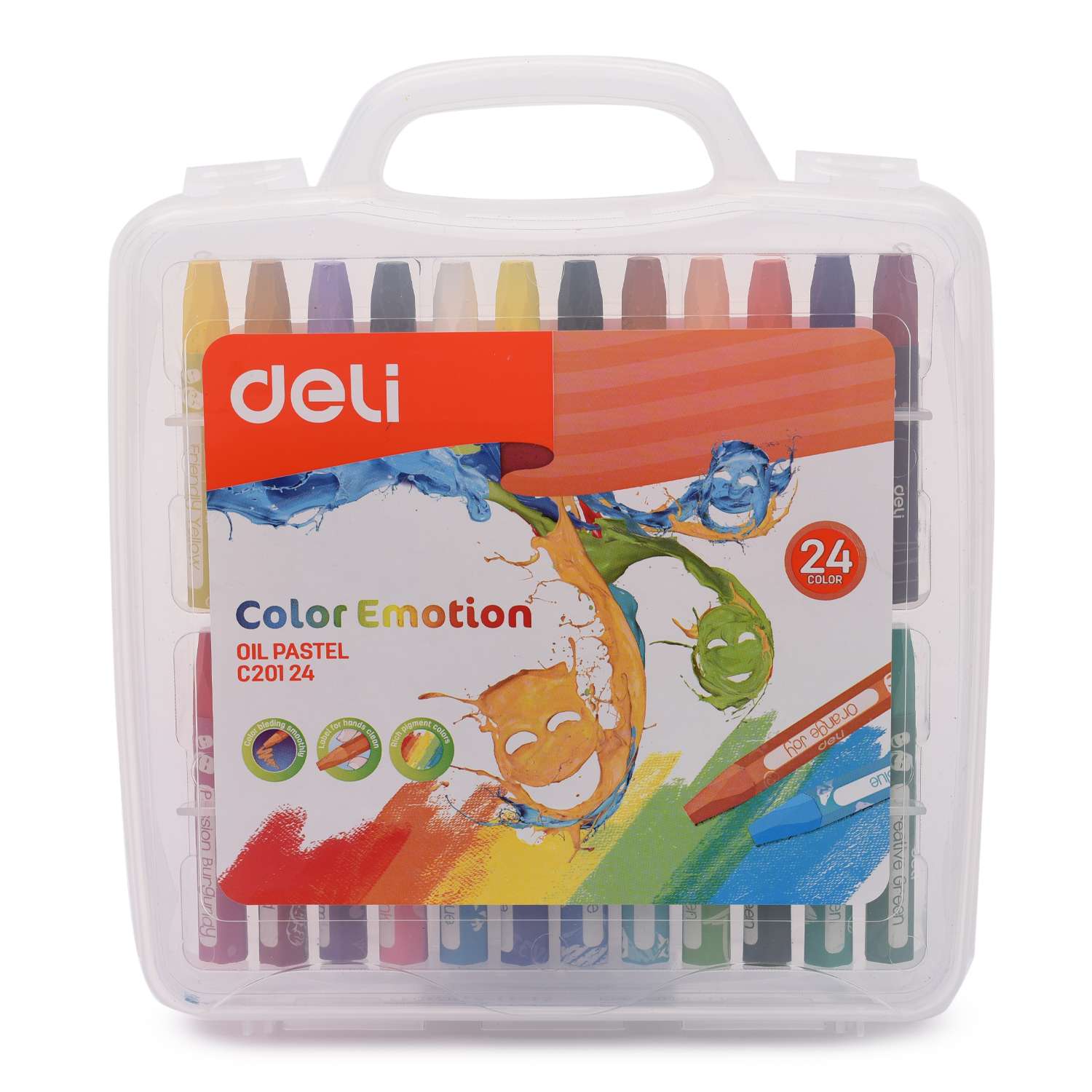 Пастель масляная Deli Color Emotion 24цвета EC20124 - фото 2