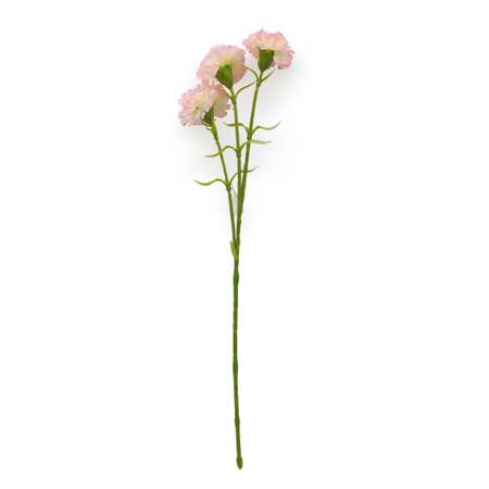 Цветок искусственный Astra Craft Гвоздика 60 см цвет розовый