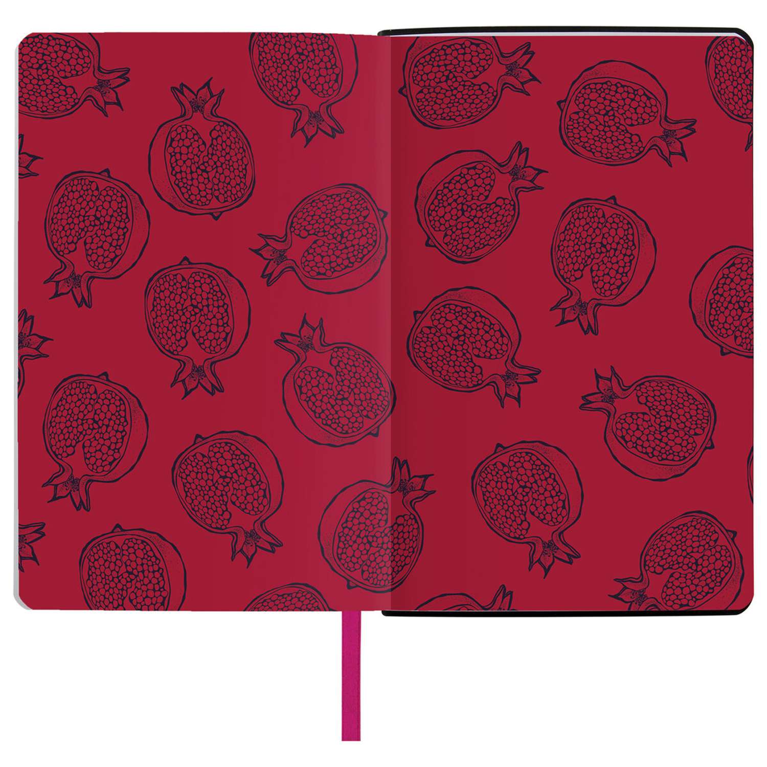 Ежедневник Brauberg недатированный А5 под кожу гибкий 136 листов Pomegranate - фото 15