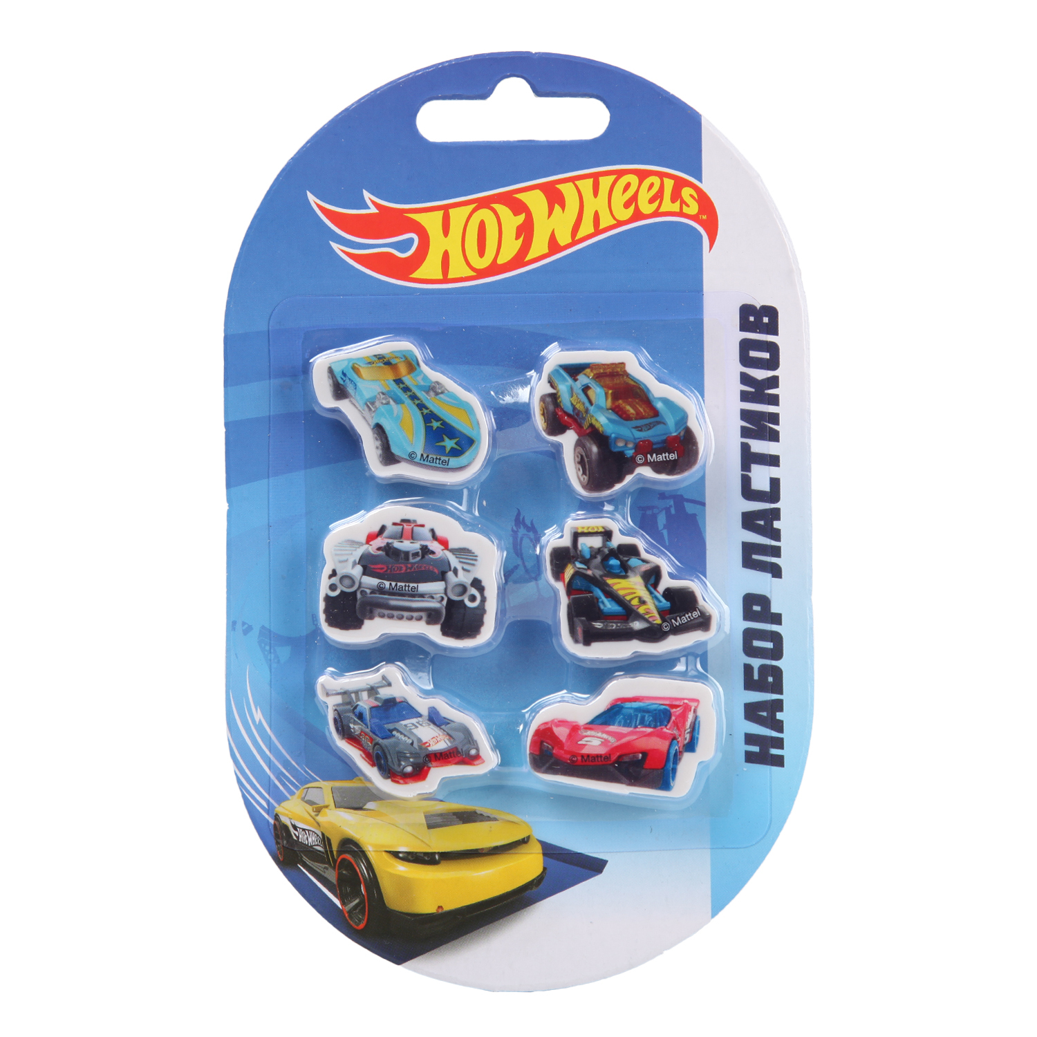 Набор ластиков FRESH-TREND Hot Wheels 6 шт. DM0020 - фото 2