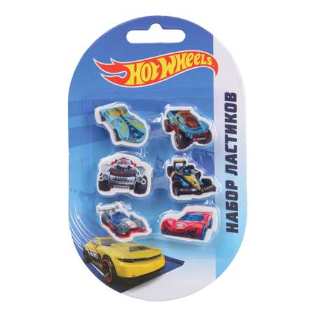 Набор ластиков FRESH-TREND Hot Wheels 6 шт. DM0020