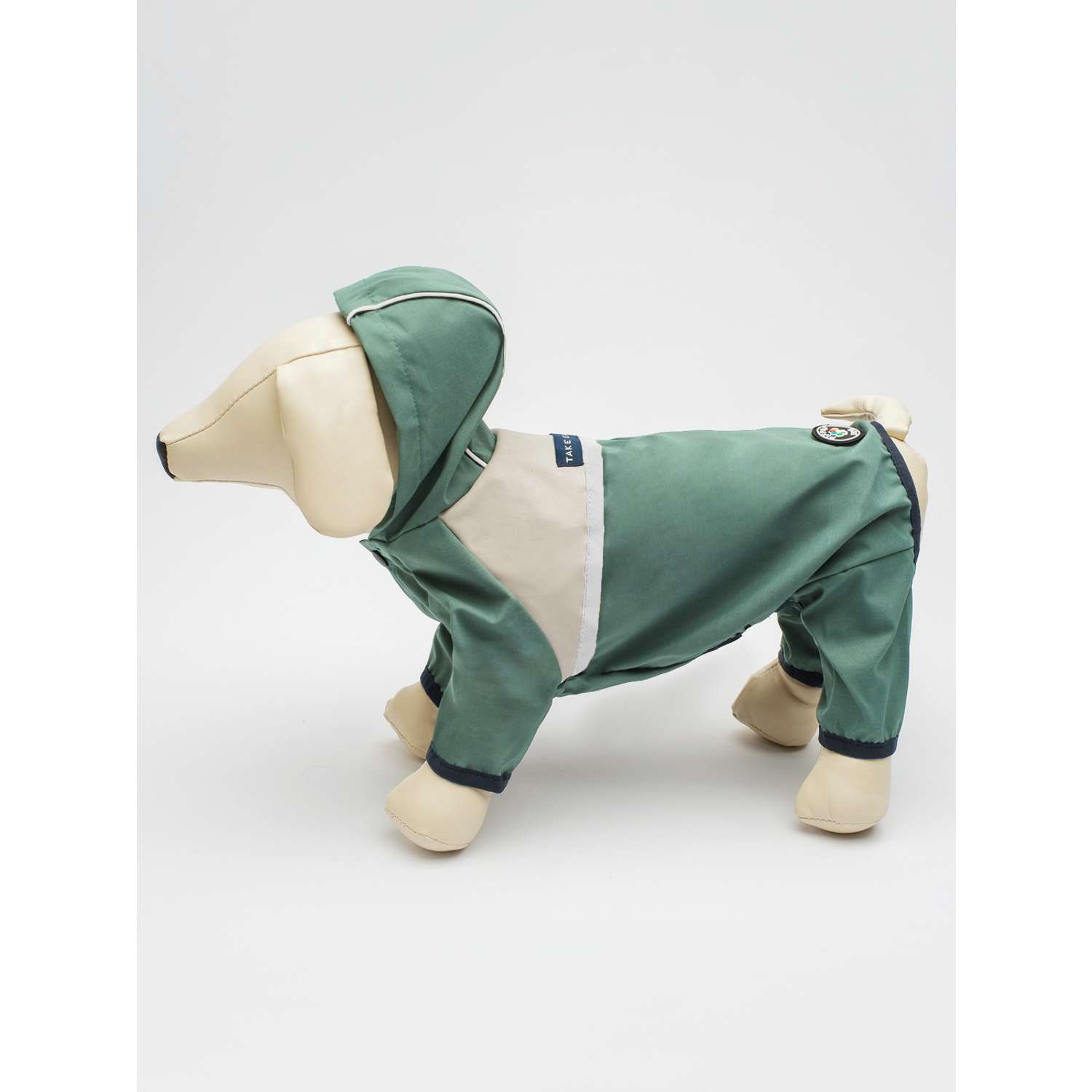 Дождевик для собак зеленый PIFPAF DOG - фото 2