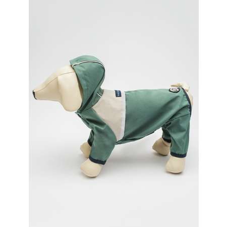 Дождевик для собак зеленый PIFPAF DOG