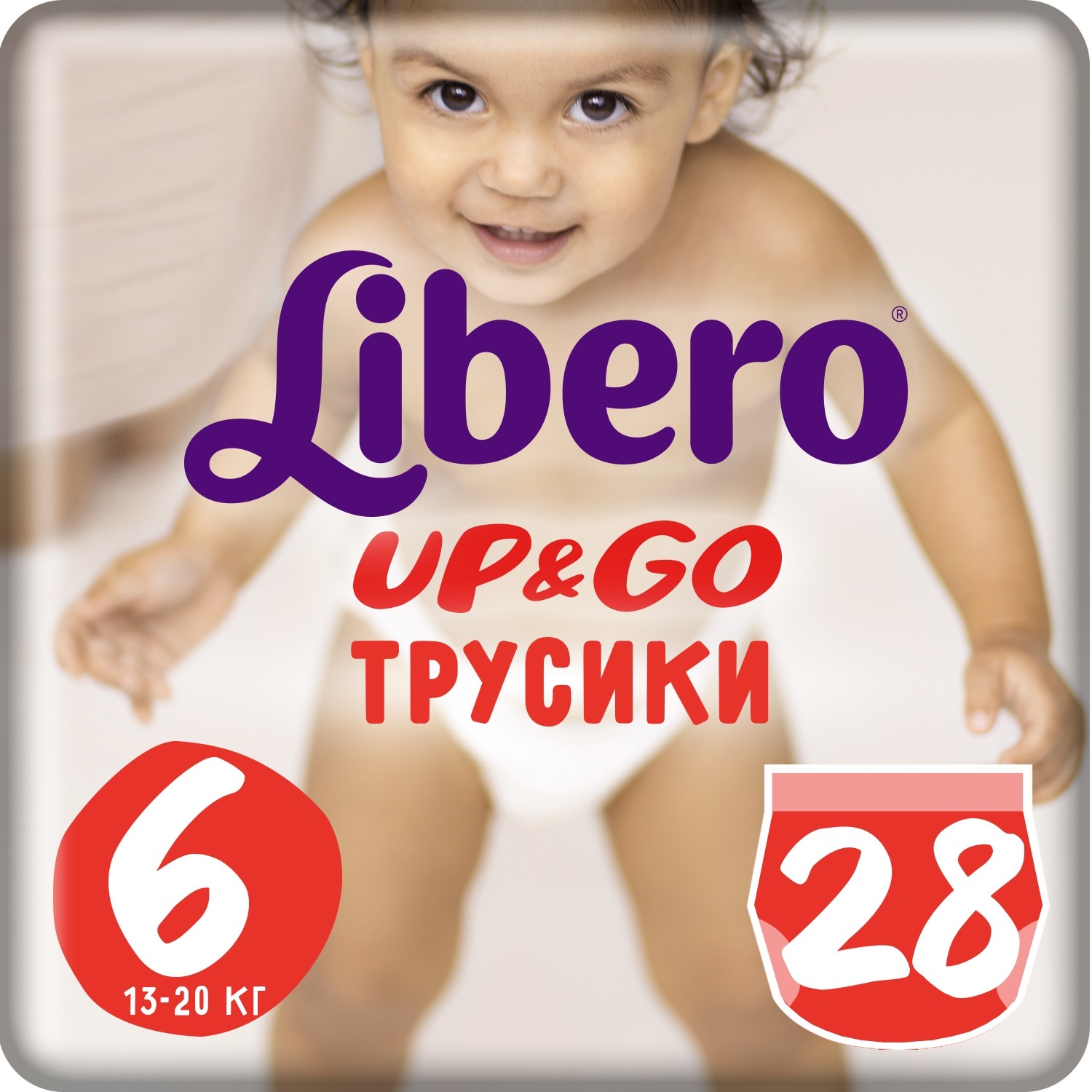 Трусики Libero Up and Go 6 28 шт. - фото 1