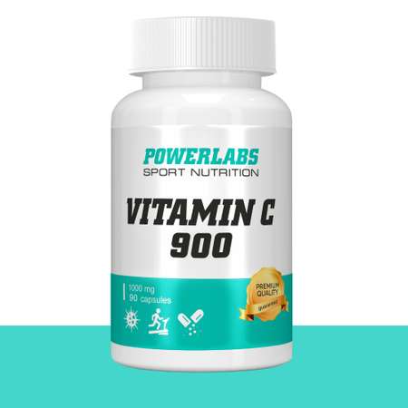 Витамин с Powerlabs 900 мг