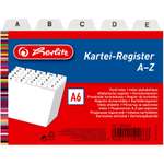 Разделители для картотек Herlitz Формат А6