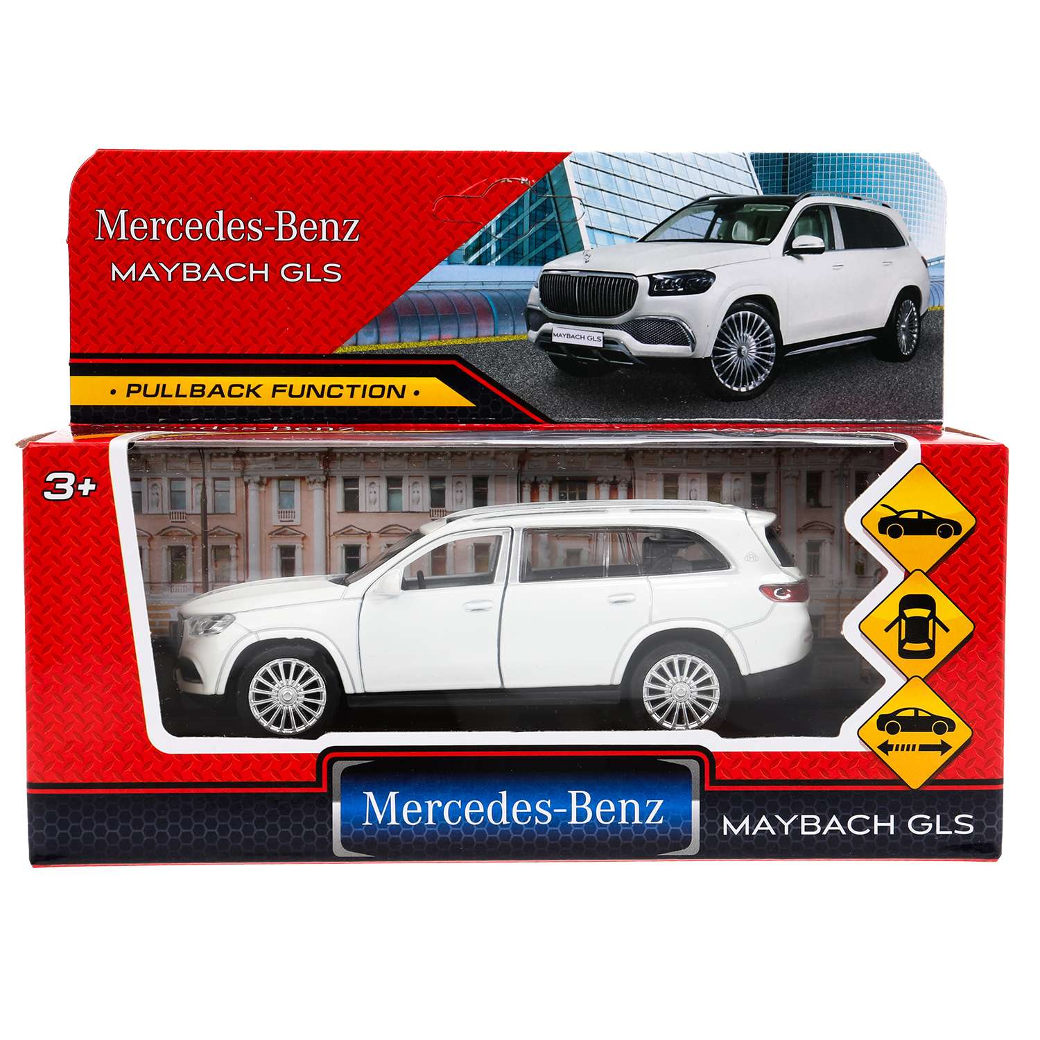 Автомобиль Huada Toys Mercedes Benz белый 384351 - фото 2