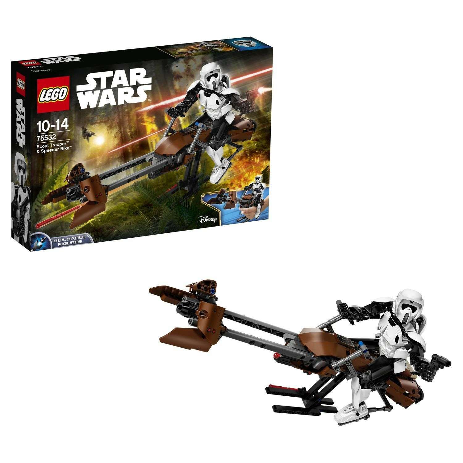 Конструктор LEGO Constraction Star Wars Штурмовик-разведчик на спидере (75532) - фото 1