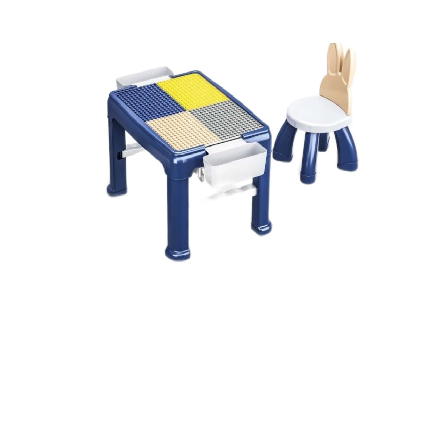 Игровой набор S+S для сборки конструктора стол и стул - фото 1