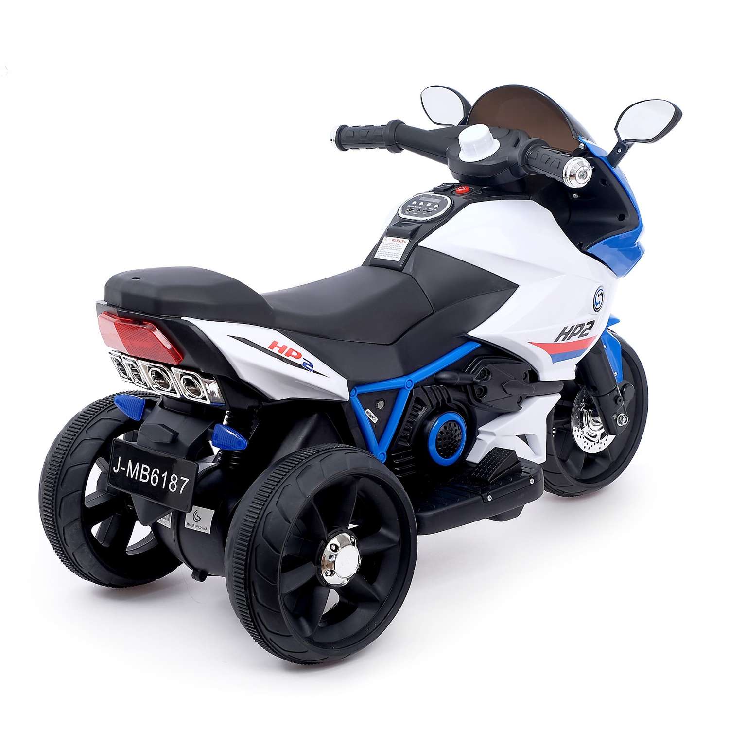 Электромотоцикл Sima-Land Супербайк USB цвет синий - фото 3