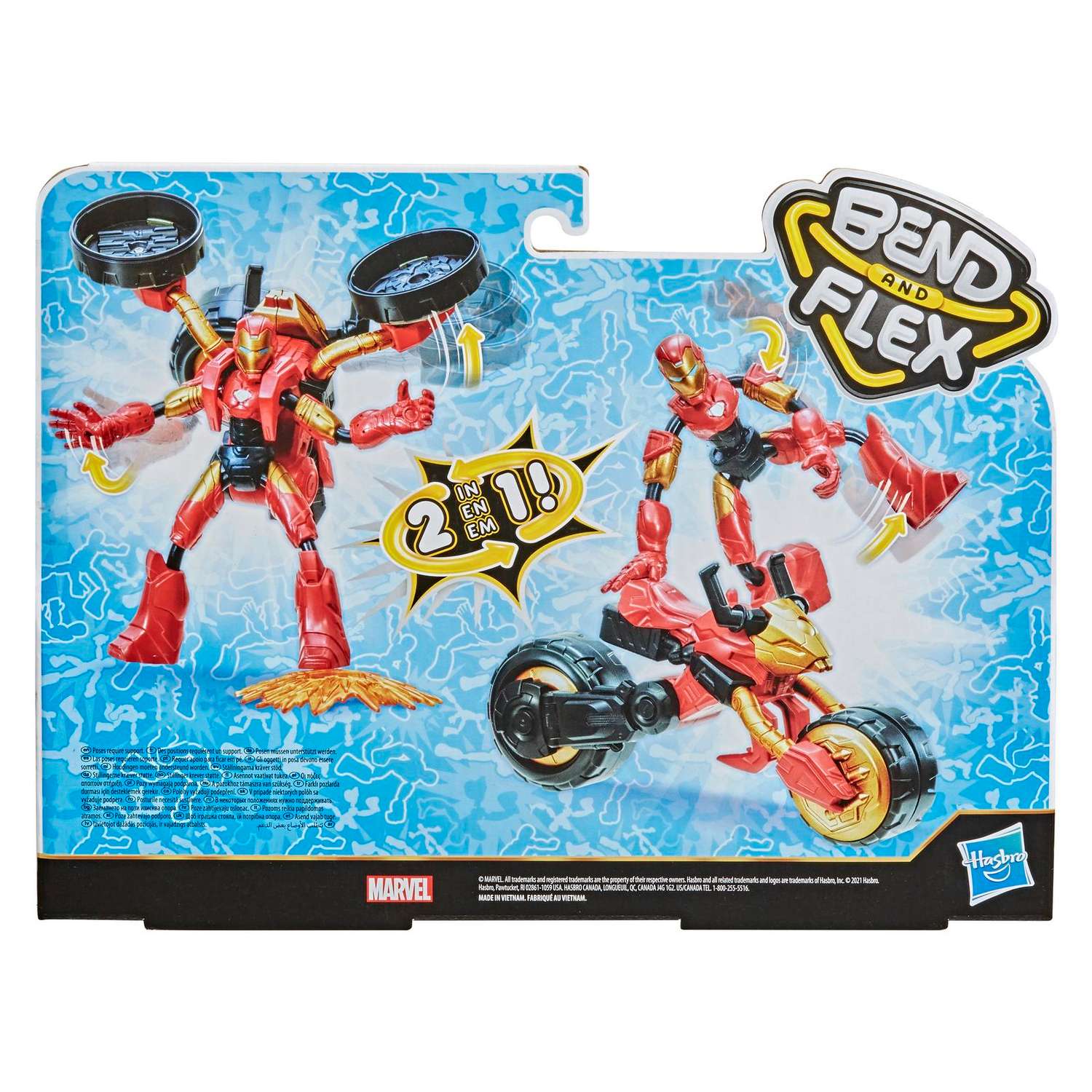 Набор игровой Hasbro (Marvel) Бенди Железный человек на мотоцикле F02445L0 - фото 3