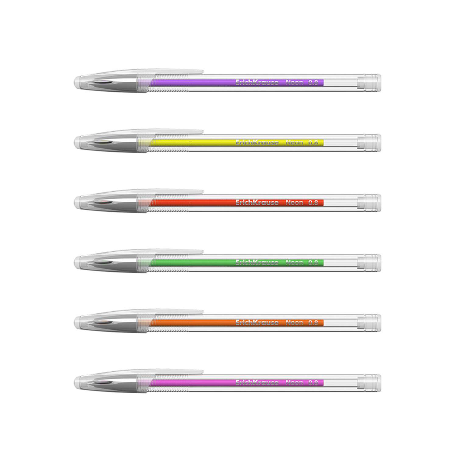 Ручка гелевая ErichKrause R-301 Neon - фото 2