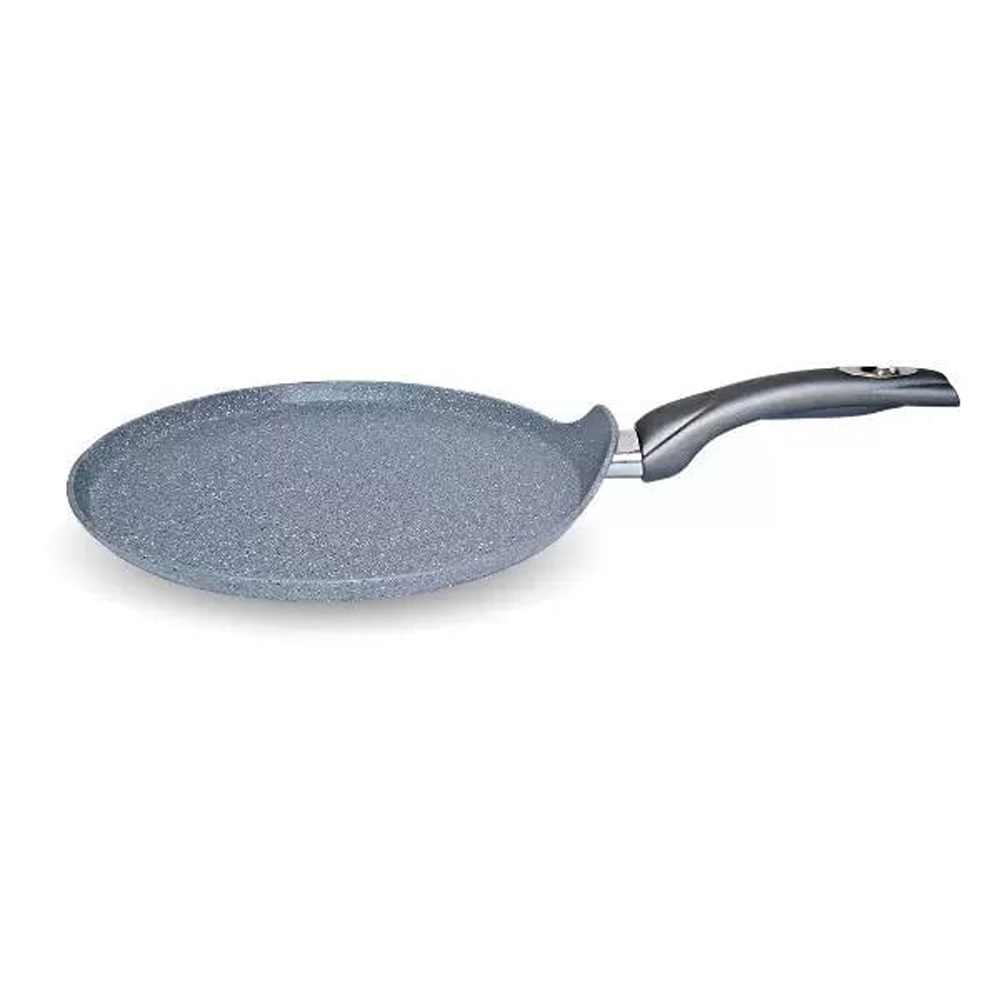Сковорода блинница KELLI с мраморным антипригарным покрытием 25см - фото 1