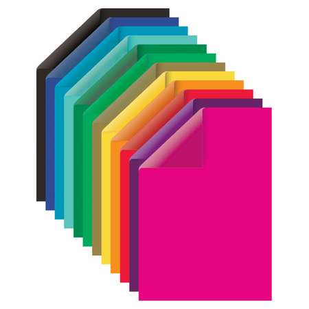 Картон цветной Brauberg для школы А4 двусторонний мелованный 12 цветов