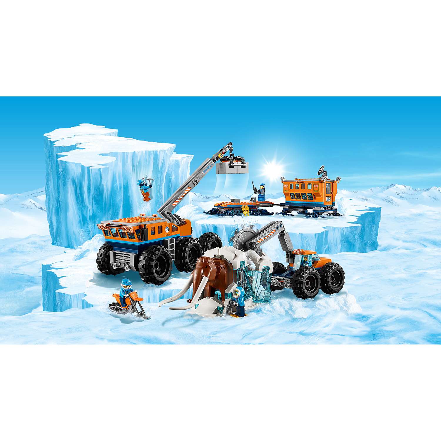 Конструктор LEGO City Arctic Expedition Передвижная арктическая база 60195 - фото 4