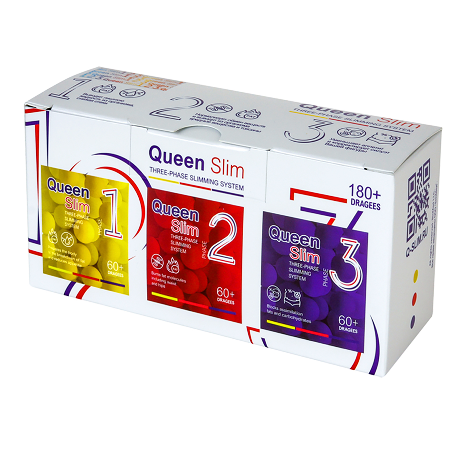 Комплекс для похудения Queen Slim 3 х 60 капсул - фото 4