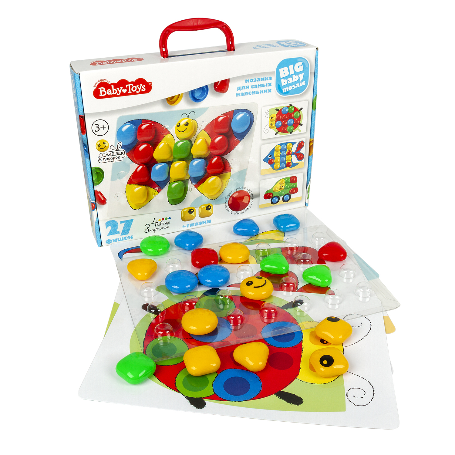 Мозаика Десятое королевство Baby Toys 27элементов 02520 - фото 2