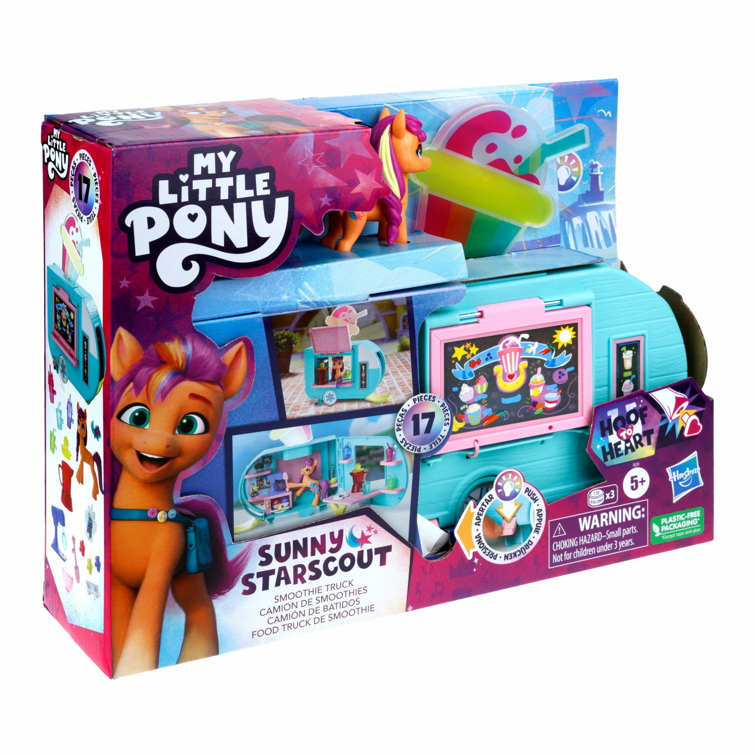 Игровой набор My Little Pony Sunny Starscout Smoothie Truck F6339 - фото 3